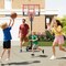 Adjustable Basketball Hoop 3.3 to 7 ft Height Outdoor and Poolside Stand with Shatterproof Backboard PE Base